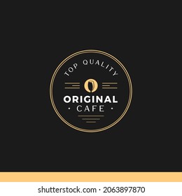 Cafe and Coffee vintage logo tamplate