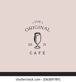 Cafe And Coffee Vintage Logo Tamplate