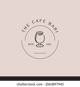 Cafe And Coffee Vintage Logo Tamplate