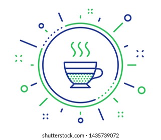 Cafe creme icon. Hot drink sign. Beverage symbol. Quality design elements. Technology cafe creme button. Editable stroke. Vector