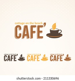 Cafe, Drink Vector Icons, Logos, Sign, Symbol Template 