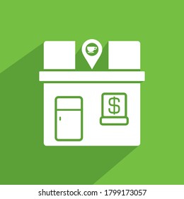 cafe icon, Business icon vector