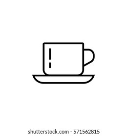 Cafe icon, coffee cup