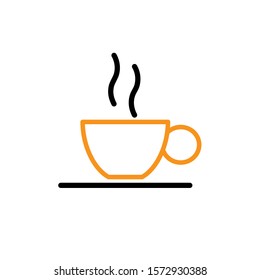 cafe icon design template trendy