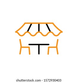 cafe icon design template trendy