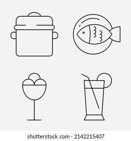cafe. cafe icon design. thin icon
