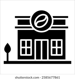 Cafe Icon Element For Design