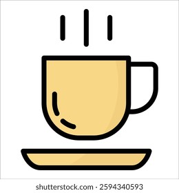 Cafe Icon Element For Design