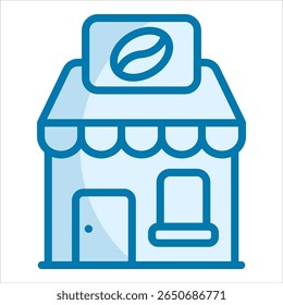 Cafe Icon Element For Design