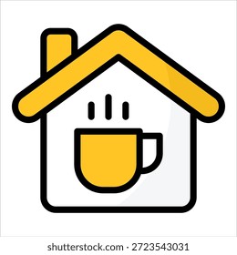 Café-Icon-Element für Design