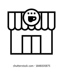 cafe icon or logo isolated sign symbol vector illustration - high quality black style vector icons

