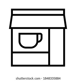 cafe icon or logo isolated sign symbol vector illustration - high quality black style vector icons
