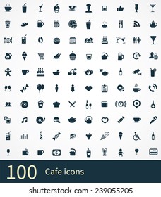 cafe icon on white background 