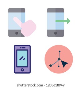 cafe icon set. vector set about smartphone and vector icons set.