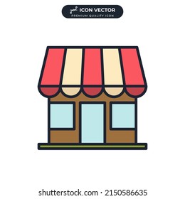 cafe icon symbol template for graphic and web design collection logo vector illustration