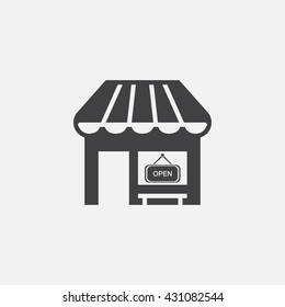 cafe icon vector, market solid logo illustration, pictogram isolated on white