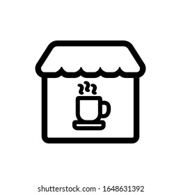 icono de café vector. Eps. 10.