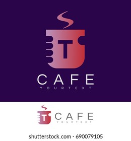 cafe initial Letter T Logo design