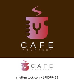 cafe initial Letter Y Logo design