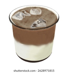 Cafe latte, coffee cafe, beverage, dessert