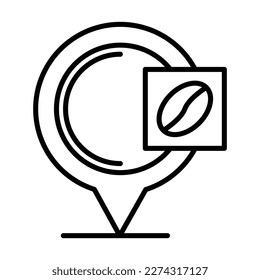 Cafe Location Icon Design For Personal And Commercial Use