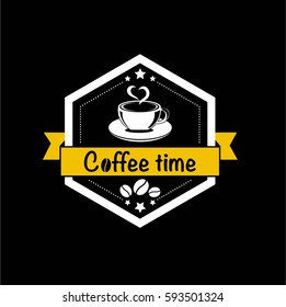 Cafe logo, banner, label