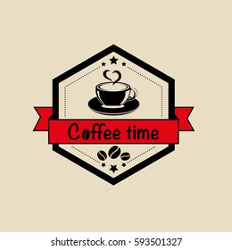 Cafe logo, banner, label