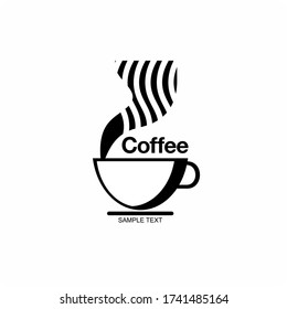 Cafe logo coffe vector illustration.