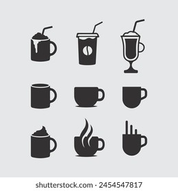 Cafe logo and Coffee logo design cafetarian drink dinner resto