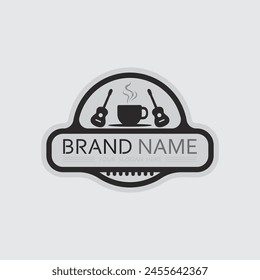 Cafe logo and Coffee logo design cafetarian drink dinner resto