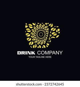 Cafe-Logo. Coffee Logo, Coffee Cafe Logo-Illustration Design-Vorlage.
