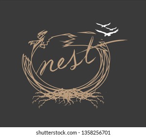 Cafe Logo Design (concept: Birds come here and chill)