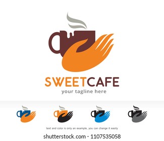 Cafe Logo Symbol Template Design Vector, Emblem, Design Concept, Creative Symbol, Icon