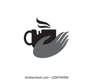 Cafe Logo Template Design Vector, Emblem, Concept Design, Creative Symbol, Icon