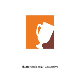 Cafe Logo Template Design Vector, Emblem, Design Concept, Creative Symbol, Icon