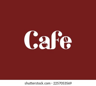 Cafe logo vector illustration with cafe Beens  