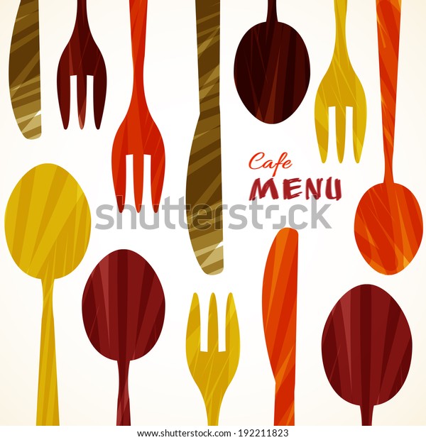 Cafe\
Menu Card Design template. Vector Illustration.\

