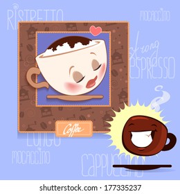 cafe menu  cartoon cover