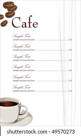 Cafe Menu Cover 1