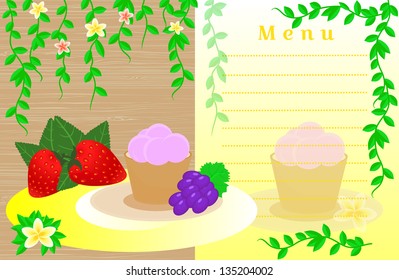 Cafe menu design