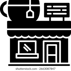 Cafe Novo Vetor de Design de Ícone Criativo
