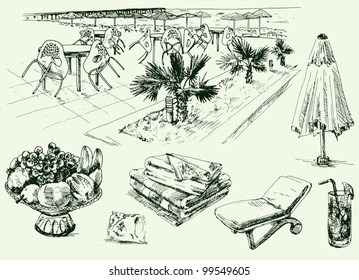 Cafe on the beach
