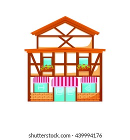 cafe on the ground floor of the house