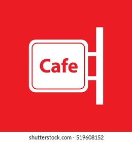 Cafe outdour Icon Vector Illustration
