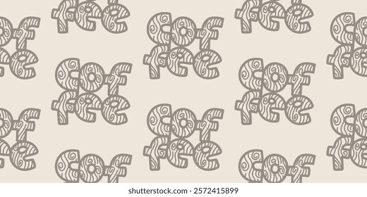 cafe pattern background. Cafe Themed Coffee Bean Pattern background. Coffee and Cafe pattern background. Vintage Coffee Doodle Pattern.