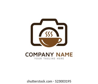 Cafe Photography Logo Design Template