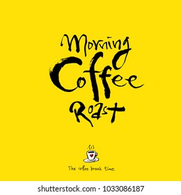 Cafe poster / Sketchy coffee illustration - vector