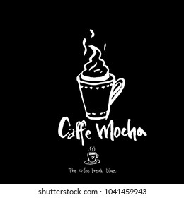 Cafe poster / Sketchy coffee illustration - vector