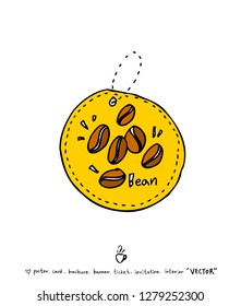 Cafe poster / Sketchy coffee illustration - vector