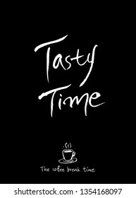 Cafe poster / Sketchy coffee illustration - vector